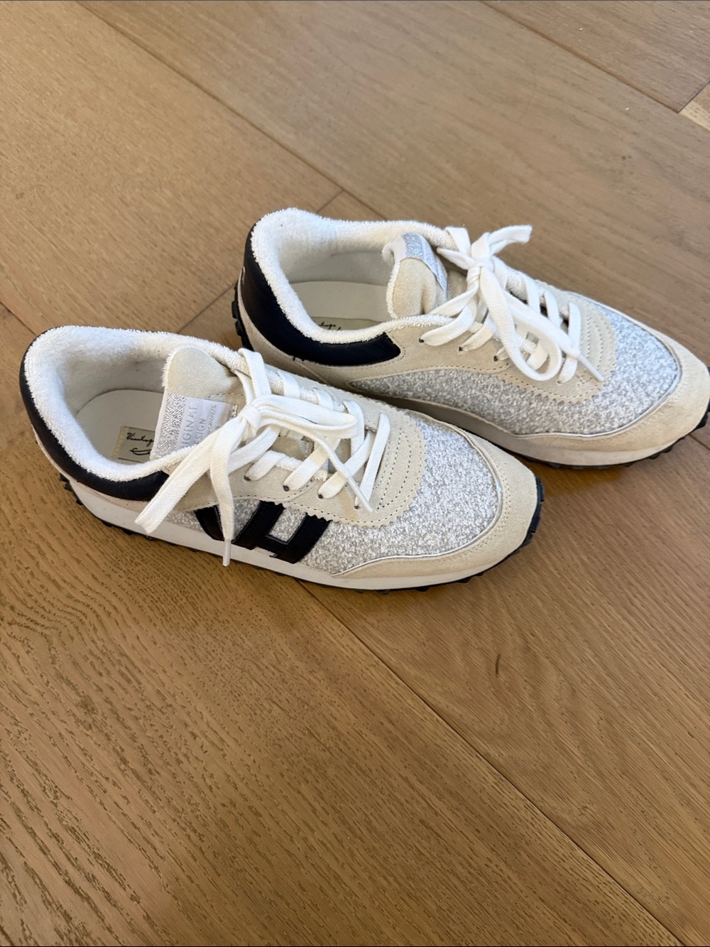 Vintage Havana Women’s Chunky Sneakers in Grey, Beige and Black